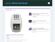 Tablet Screenshot of gerda-drzwi-serwis.pl